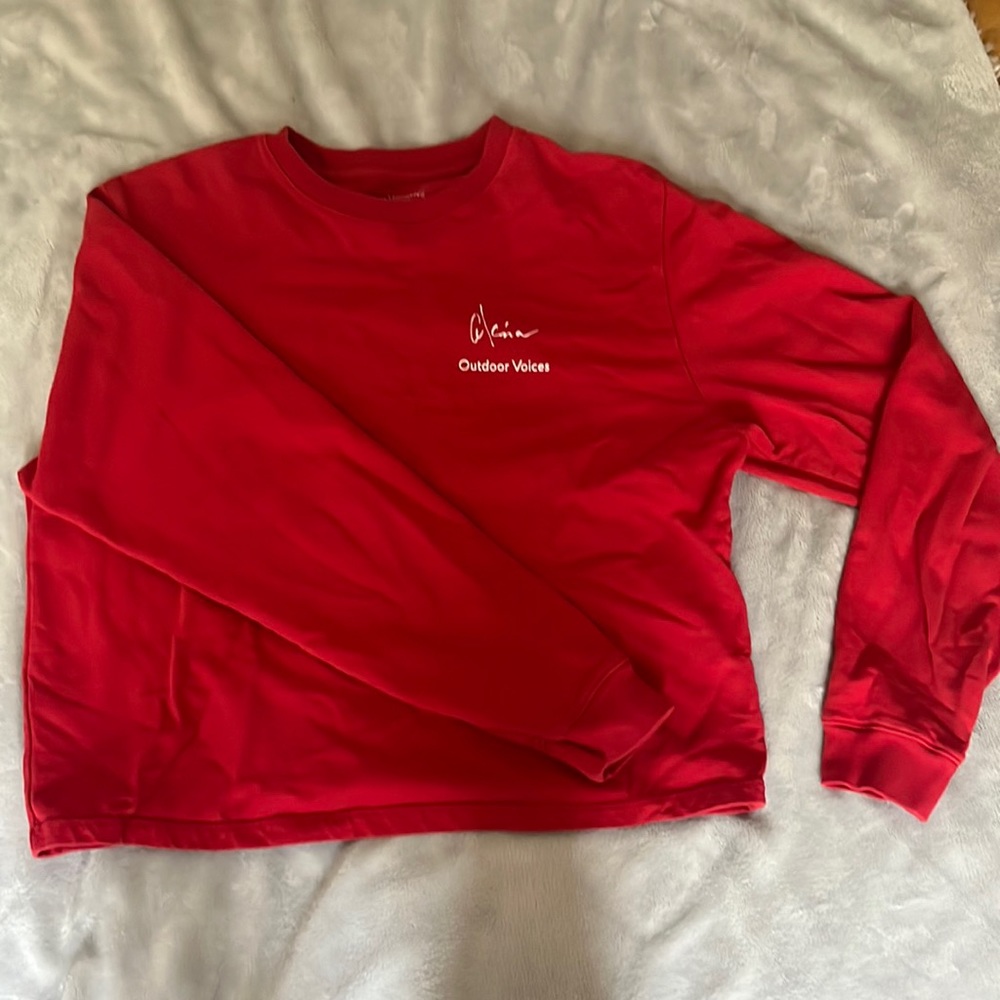 Outdoor voices boxy long sleeve!!